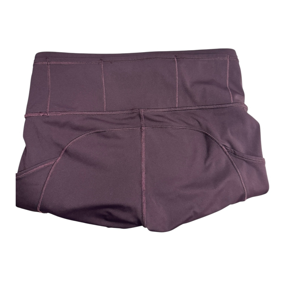 Lululemon Crop Legging, high waist, Size 6, pockets, purple - Picture 4 of 7